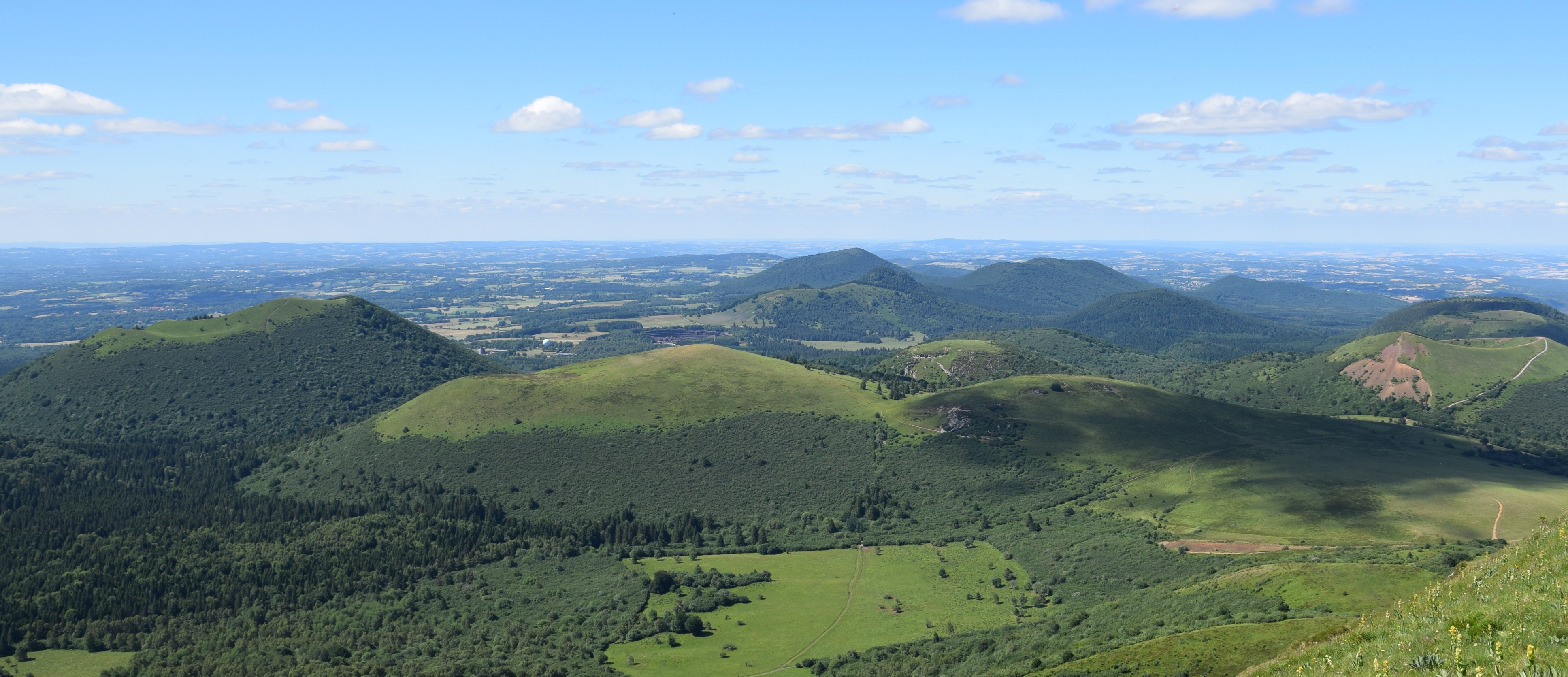 Chaîne des puys en Auvergne